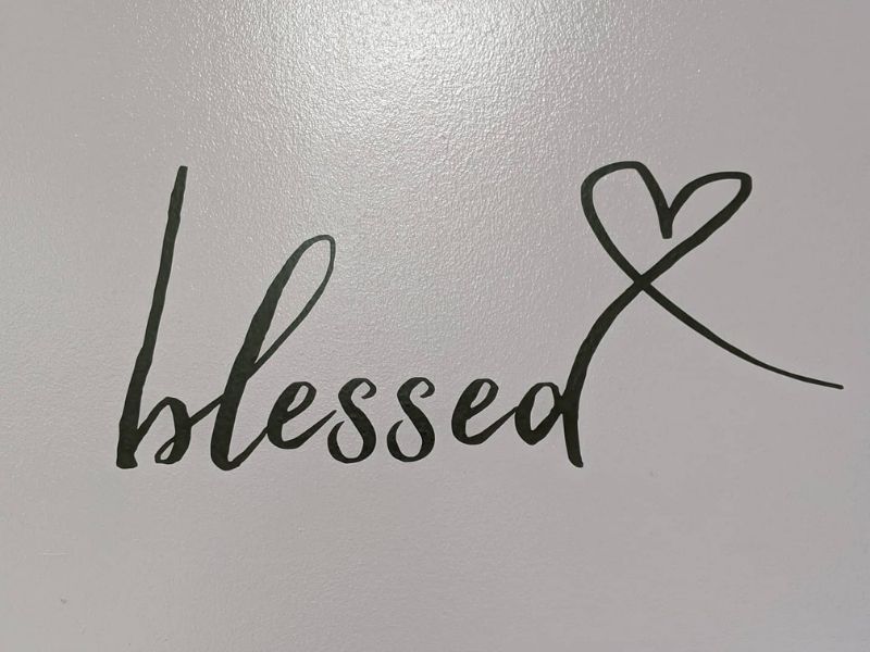 blessed wall at studio c